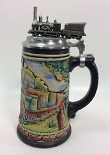WW Team / Krug Beer Stein Mug 9” Garantie Limited Ed. Pewter Adler Train Germany picture