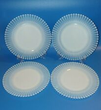 Macbeth Evans Petalware Monax Luncheon Plates Rings Base Set Of 4 picture