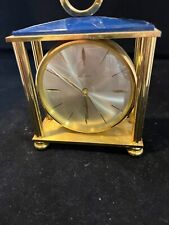 Vintage Bucherer, imhof 8 days mechanical working travel clock picture