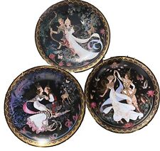 Lot of 3: Royal Porcelain Kingdom of Thailand Hand-Painted Collector's Plates picture