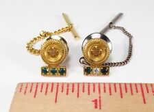 Vintage 2pc Goodyear Tires Motor Wheel USA 10K Gold Employee Service Award Pins picture