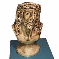 Vintage 9 Inch Tall Jesus Christ Bust Sculpture Figurine ￼ Hobbyist ￼ picture