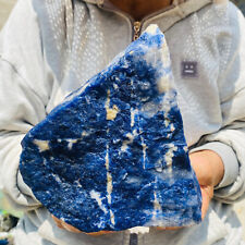 7.5lb Large Blue Sodalite Rock Crystal Unprocessed Geology Collection Specimen picture