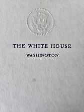 White House Letter Bill Clinton Citizenship embossed seal picture