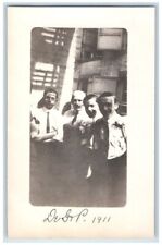 1911 Employees Occupational Business Suit East Orange NJ RPPC Photo Postcard picture