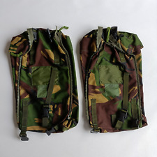 Pair of 2 Zip pouches Woodland Camo Side Pouch DPM Rucksack British Army NEW picture