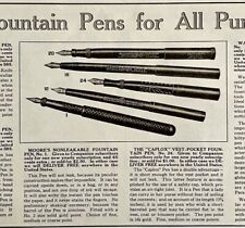 1916 Parker Fountain Pen Advertisement Waterman Moore Caplox DWMYC1 picture