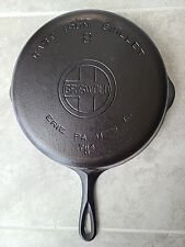Griswold No 8 Cast Iron Skillet Large Block Logo W/ Chainmail Scrubber  picture