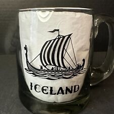 Iceland Viking Dragon Longboat Oversized Glass Beer Mug/Cup Ship 5
