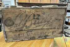 RARE Antique VAL BLATZ BREWING WOODEN BEER CRATE MILWAUKEE WI WOOD BREWERY BOX picture