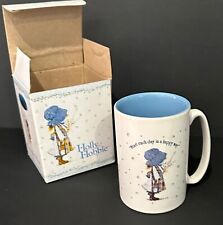Vintage Holly Hobbie Ceramic Coffee Tea Mug Start Each Day In A Happy Way 2002 picture