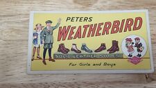 ADVERTISING BLOTTER PETERS WEATHERBIRD SHOES  PETERS SHOE CO. DIAMOND BRAND picture