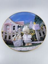 Vintage 1993 Precious Moments Collector Plate God Loveth a Cheerful Giver 4490HH picture
