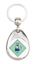 Monopoly Go to Jail Metal Keychain picture