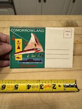 CA Disneyland Colorful Scenes from Tomorrowland Souvenir Postcard Folder c1960s picture