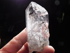 Larger VERY Translucent BLACK Phantom TIBETAN Quartz Crystal Tibet 132gr picture