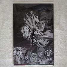 Thundercats #1 Ron Leary Jr. Ltd 600 B&W Sketch Variant Comic Exclusive Cover picture