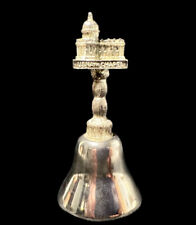 VTG US NAVAL ACADEMY CHAPEL Silver Plated Souvenir Bell Numbered Militaria RARE picture