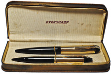 Beautifully Restored 1940's DECO style set of Skyline pen/pencil in sales box picture