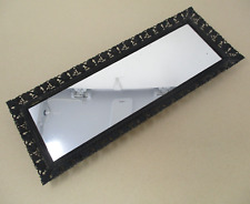 Vintage Vanity Tray Mirror Ornate Footed Filigree Metal Frame Grape Leaf picture