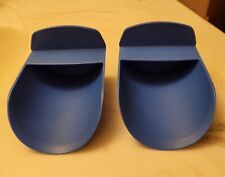 NEW TUPPERWARE ROCKER SCOOPS for Canisters & Modular Mates Kitchen - 2 Blue picture