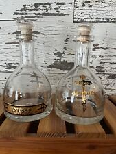 Lot of Two (2) D'USSE 375ML VSOP Cognac Bottles/Corks. Empty of any alcohol. picture
