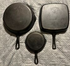 Vintage, Wagner Ware Sidney -0-Lot Of 3 Pans. Great Shape,  picture