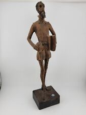 RARE Vintage Ltd Ed. Don Quixote Sculptur(Ouro Artesania) Wooden Figure - Spain picture