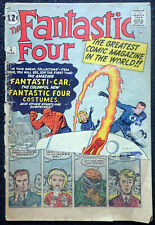 Fantastic Four #3 VERY RARE BOOK 1st Time in Costumes and 1st Miracle Man 1962 picture