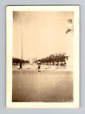 Original Vintage 1939 New York World's Fair Sepia Photo Snapshot picture