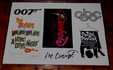 Joe Caroff graphic designer signed autographed photo famous Logos 007 Cabaret picture