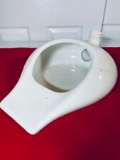 Porcelain Ceramic Bedpan KT&K Co.  Chamber Pot Urinal Semi Vitreous Craft picture