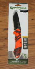Remington F.A.S.T. 2.0 Spring Assisted Knife Orange Camo (3.5Black) Mossy Oak picture