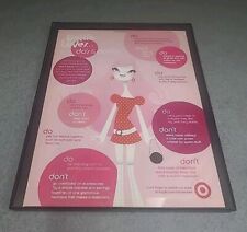 Dottie Loves Target Do's & Don'ts Print Ad 2005 Framed 8.5x11  picture