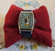 1947 DONALD DUCK DELUXE INGERSOLL  US TIME WATCH NOT WORKING PREOWNED  picture