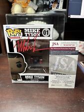 MIKE TYSON SIGNED FUNKO POP FIGURE + JSA DUAL COA Comes With Protector picture