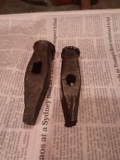 Vintage Antique Blacksmith Punch Out Hammer Heads picture