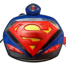 VINTAGE SUPERMAN RADIO ALARM CLOCK,RARE Works See In Pics Plays Superman Anthem picture