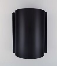 Scandinavian design. Wall lamp in black lacquered metal. 1970s. picture