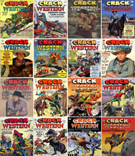 1949 - 1953 Crack Western Comic Book Package - 16 eBooks on CD picture