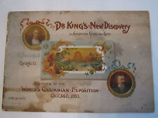 1893 WORLD'S COLUMBIAN EXPOSITION SOUVENIR - CHICAGO - BOOKLET - NICE - TUB EEE picture