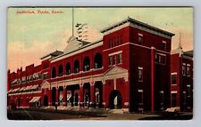 Topeka KS-Kansas, Auditorium, Antique c1911 Vintage Souvenir Postcard picture