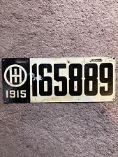 1915 Ohio License Plate - 165889 - Nice Oldie picture