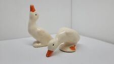 Vintage USA Pottery Geese Pair picture
