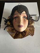 Unique Creations Limited Edition Lady Face Mask Wall Hanging Decor picture