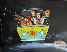 SCOOBY DOO Mystery Machine Sericel Cartoon Animation Art Cel Hanna Barbera 11x14 picture
