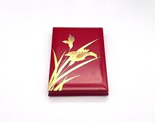 Wajima nuri Stationery Box Gold Lacquer (Japanese Traditional Crafts) picture
