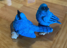 Male and Female Blue Jay Figurines picture