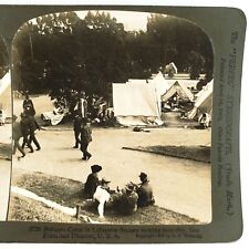 Lafayette Square Refugee Camp Stereoview c1906 San Francisco Earthquake H1686 picture