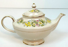 Arthur Wood Teapot 6067 with Flower Design with Gold Detailing Made in England picture